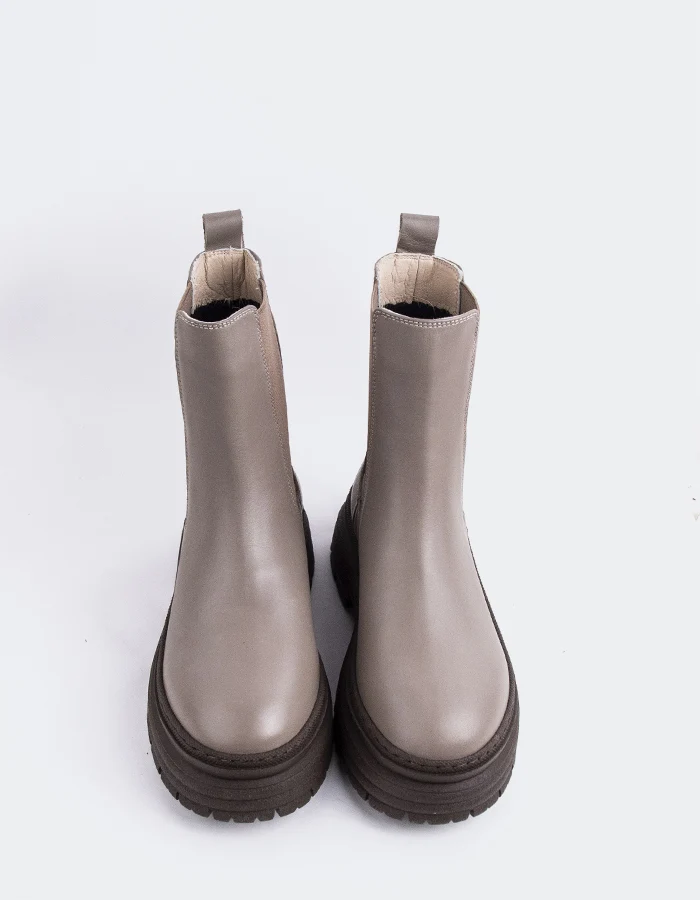 Lysandre Taupe Leather