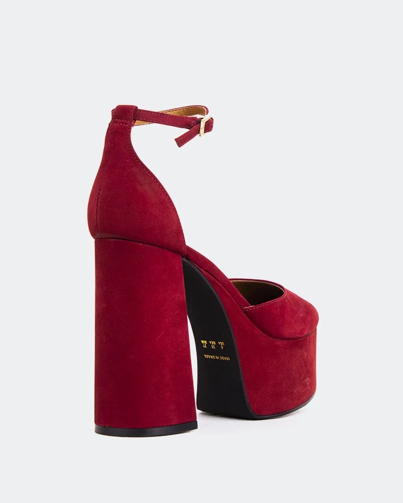 Chianti Burgundy Nubuck