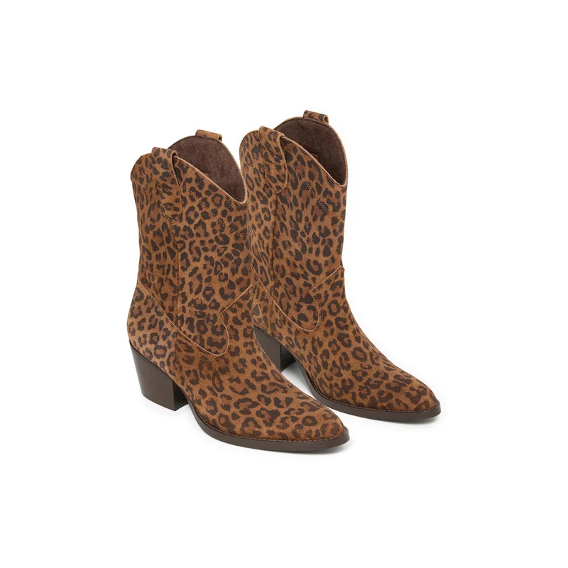 ZELIE LEOPARD SUEDE