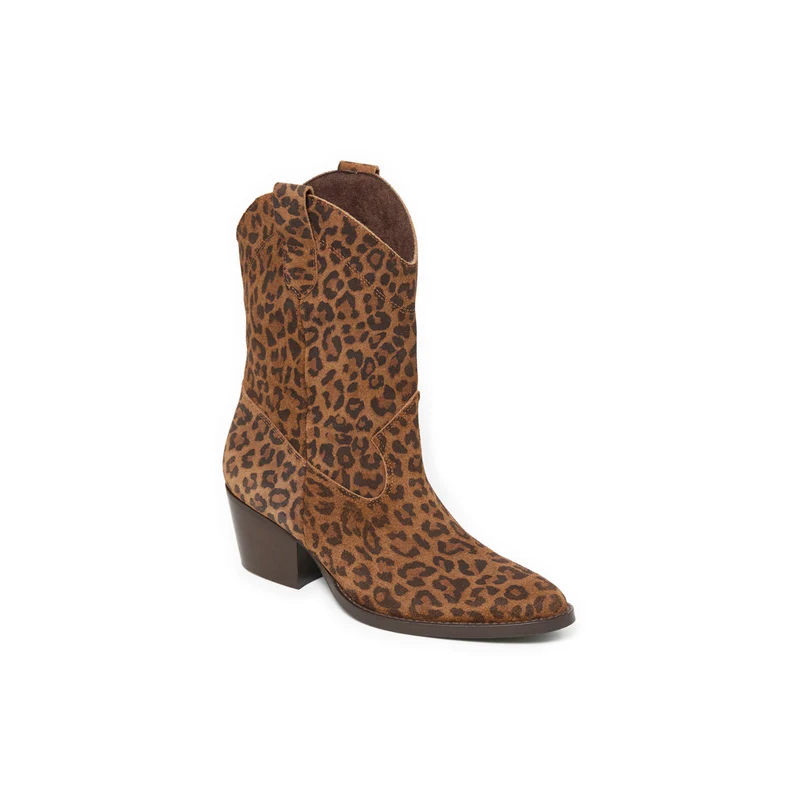 ZELIE LEOPARD SUEDE