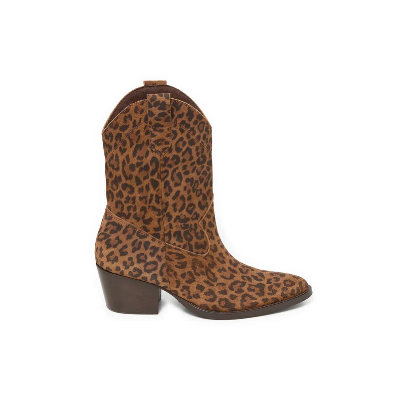 ZELIE LEOPARD SUEDE