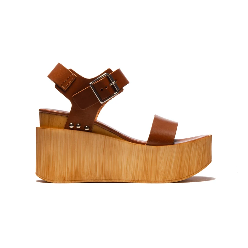 Fleur Tan Leather