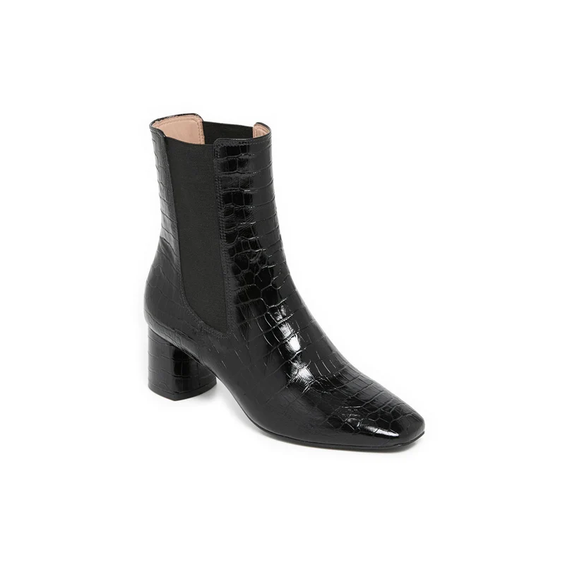 EZIA NOIR CROCO