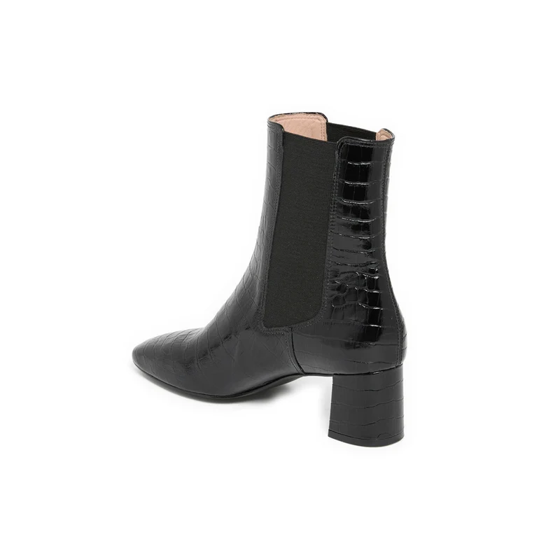EZIA NOIR CROCO