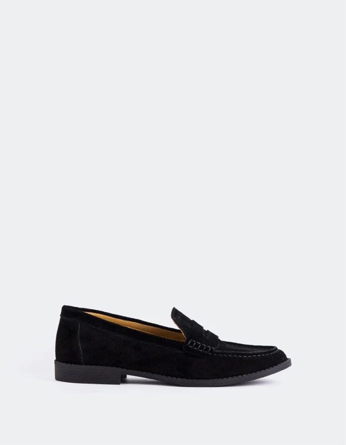 Lettine Black Suede