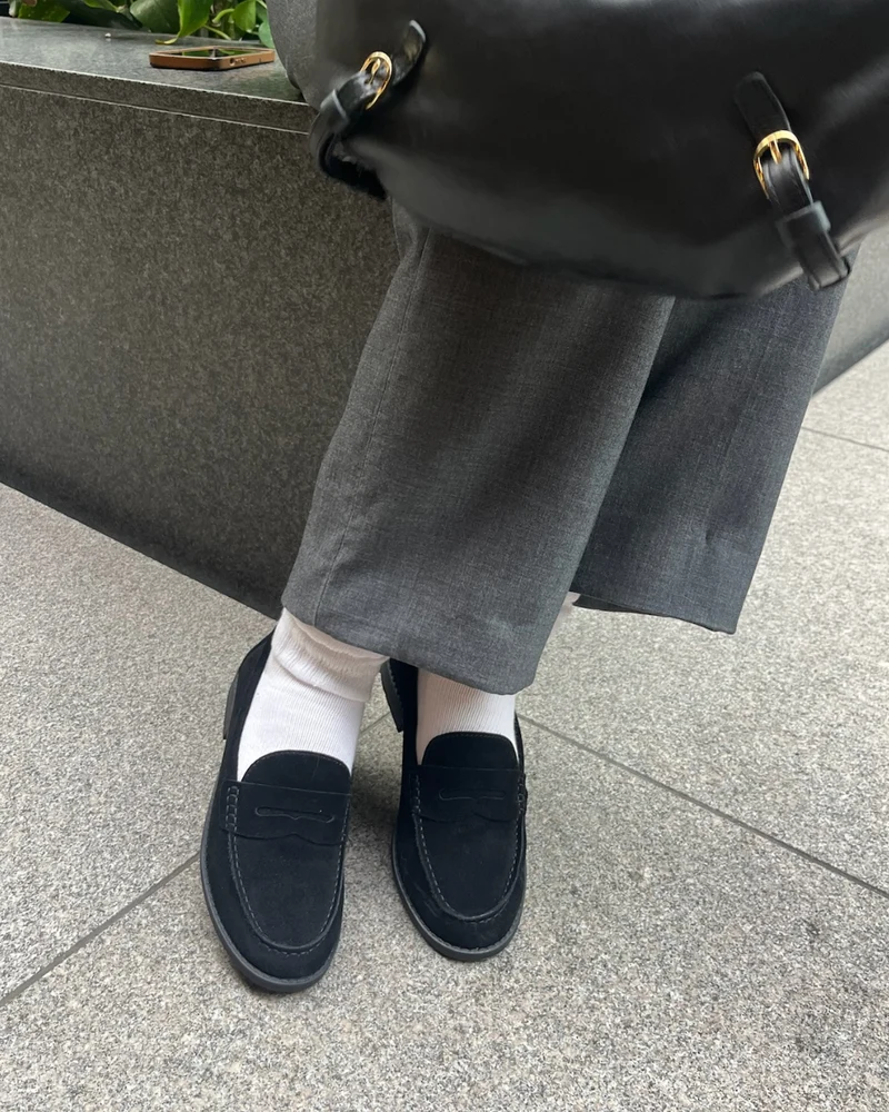 Lettine Black Suede