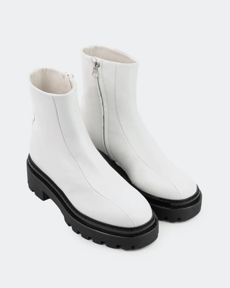Fairside White Leather