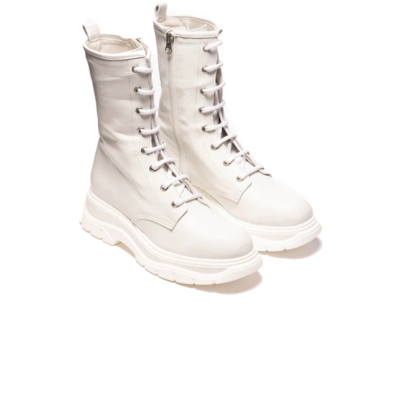 Robertson White Leather