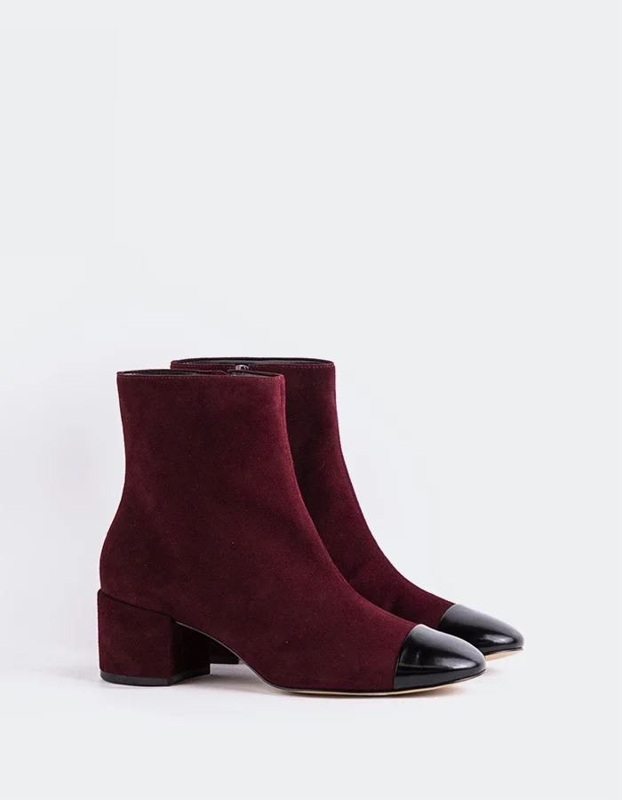 Rozalie Burgundy Suede