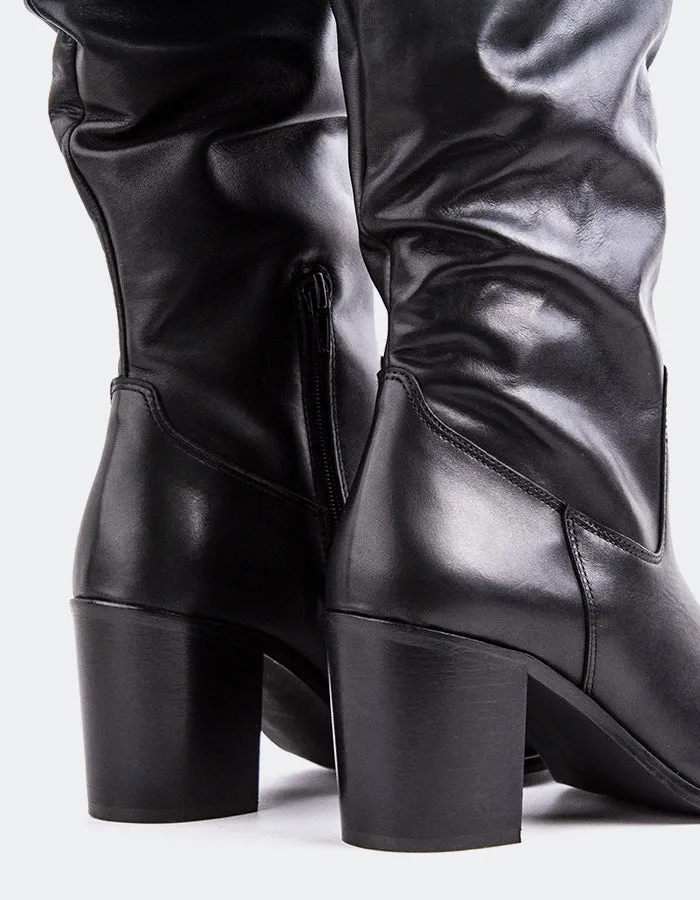 Bryanne Black Leather