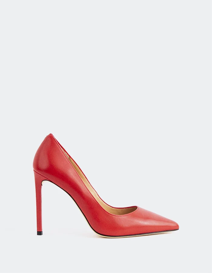 Evander Red Leather