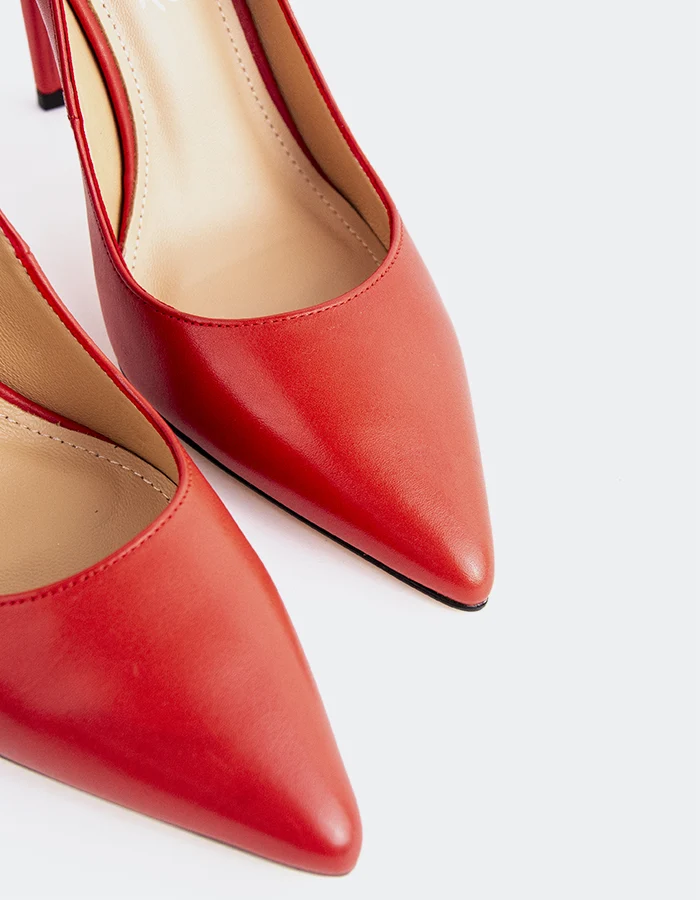 Evander Red Leather