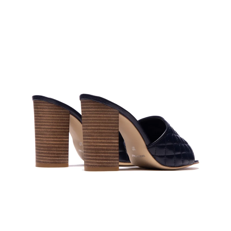 Yuki Navy Leather
