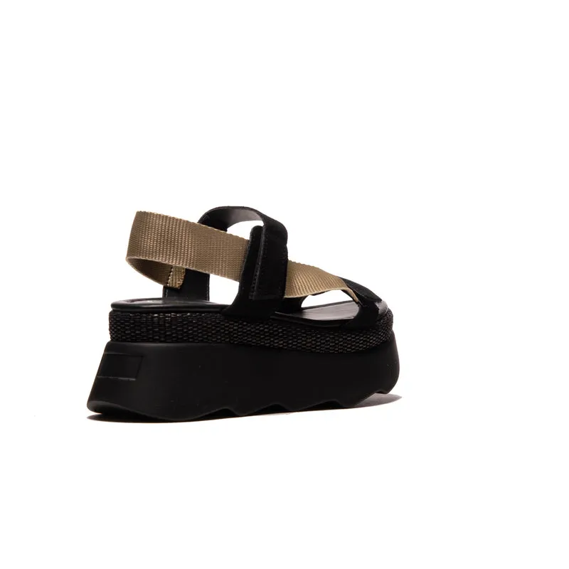 Petal Black Leather