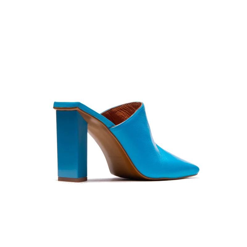Loutro Electric Blue Leather