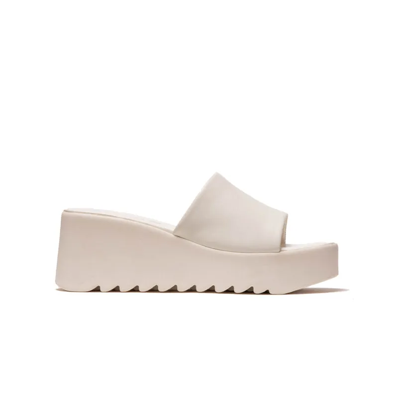 Reggio White Leather