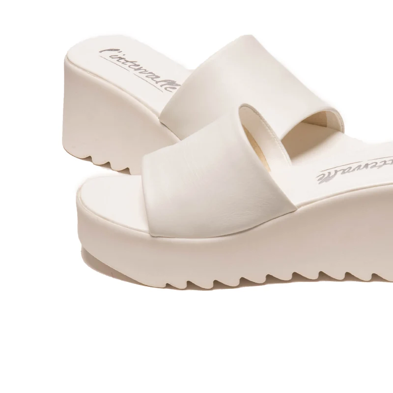 Reggio White Leather
