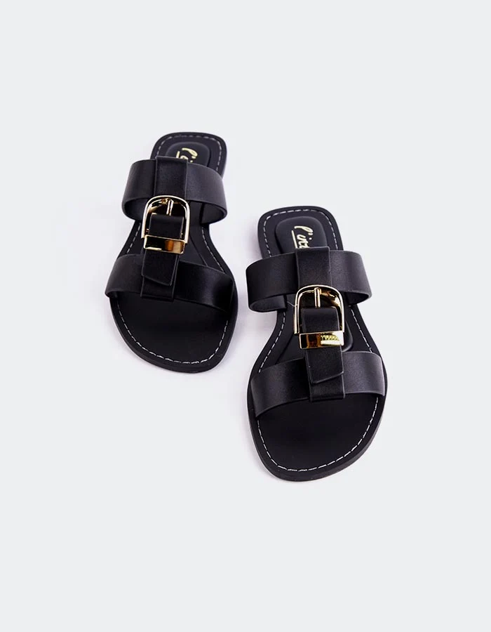 Cille Black Leather