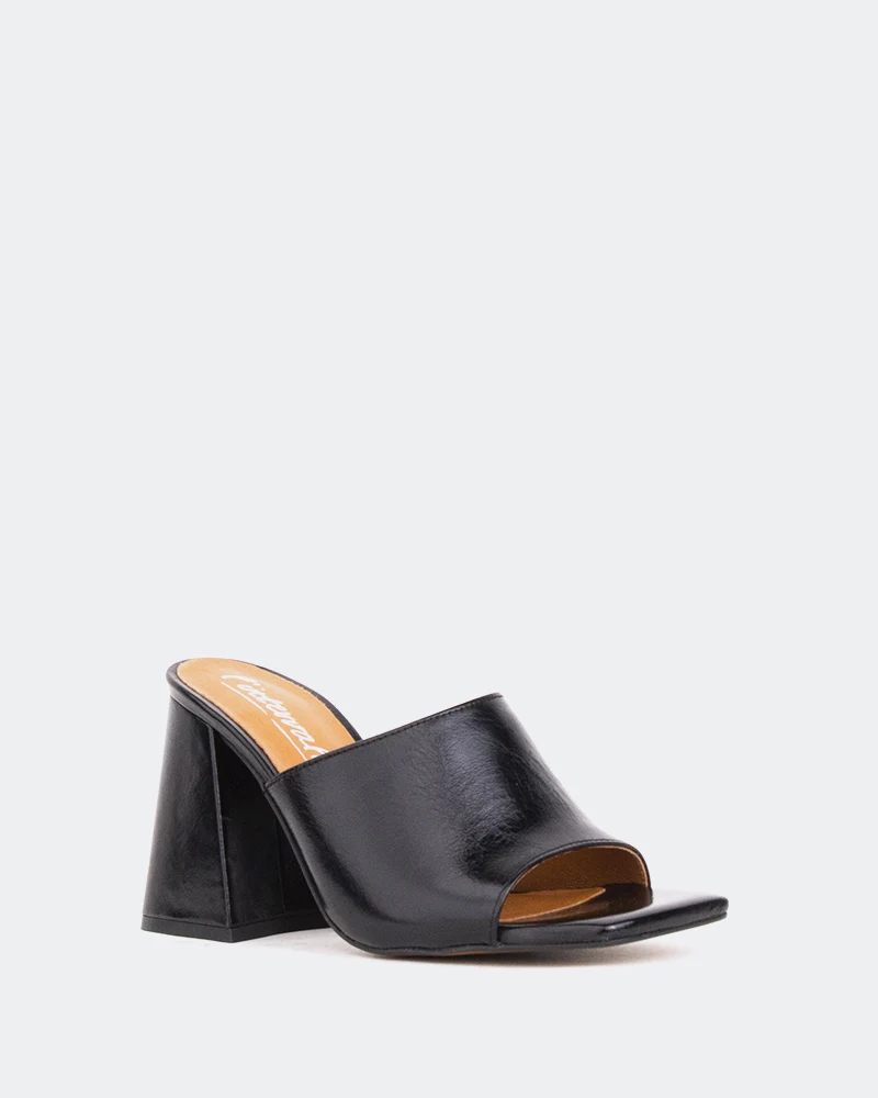 Herrera Black Leather/Cuir Noir