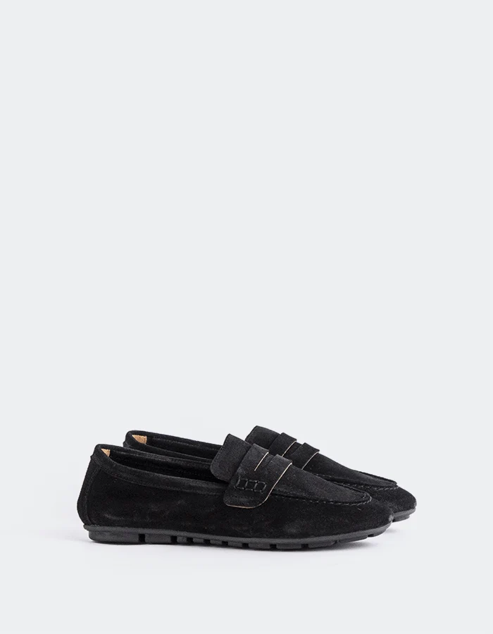Ezzie Black Suede