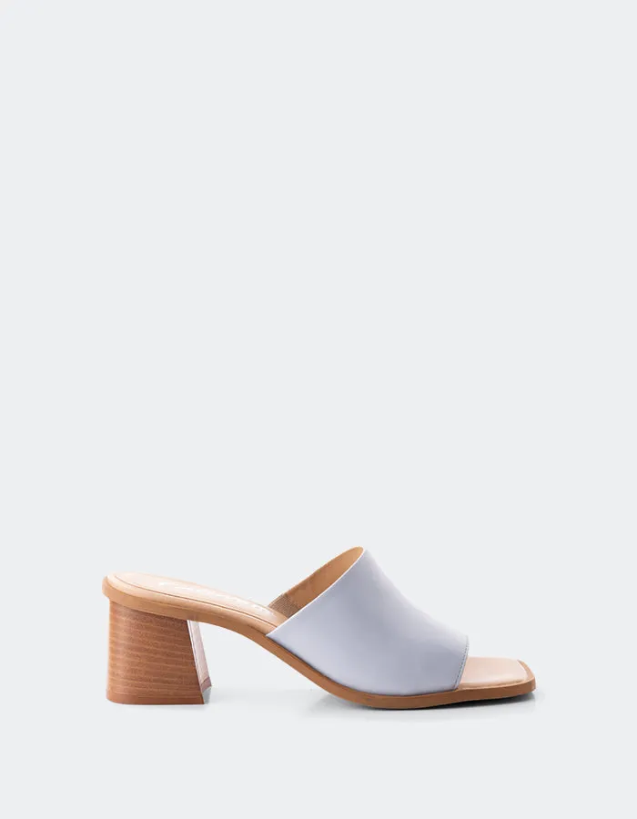 Temple Light Grey Leather
