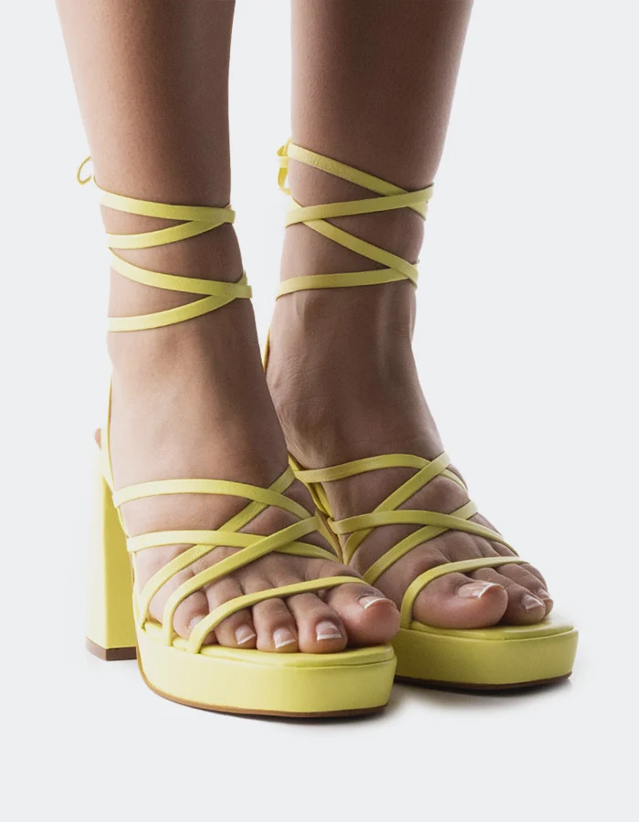 Promenade Yellow Leather
