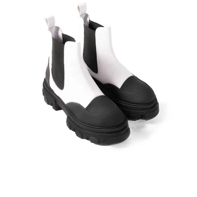 Pasay White Leather
