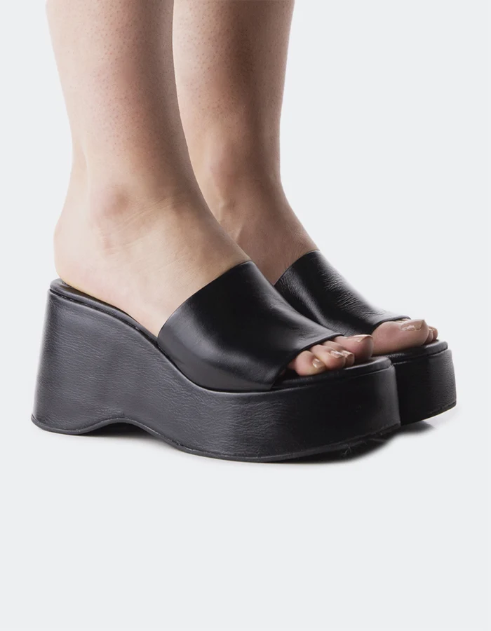Mariel Black Leather