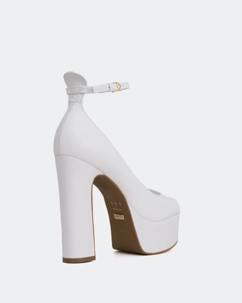 Ornos White Leather