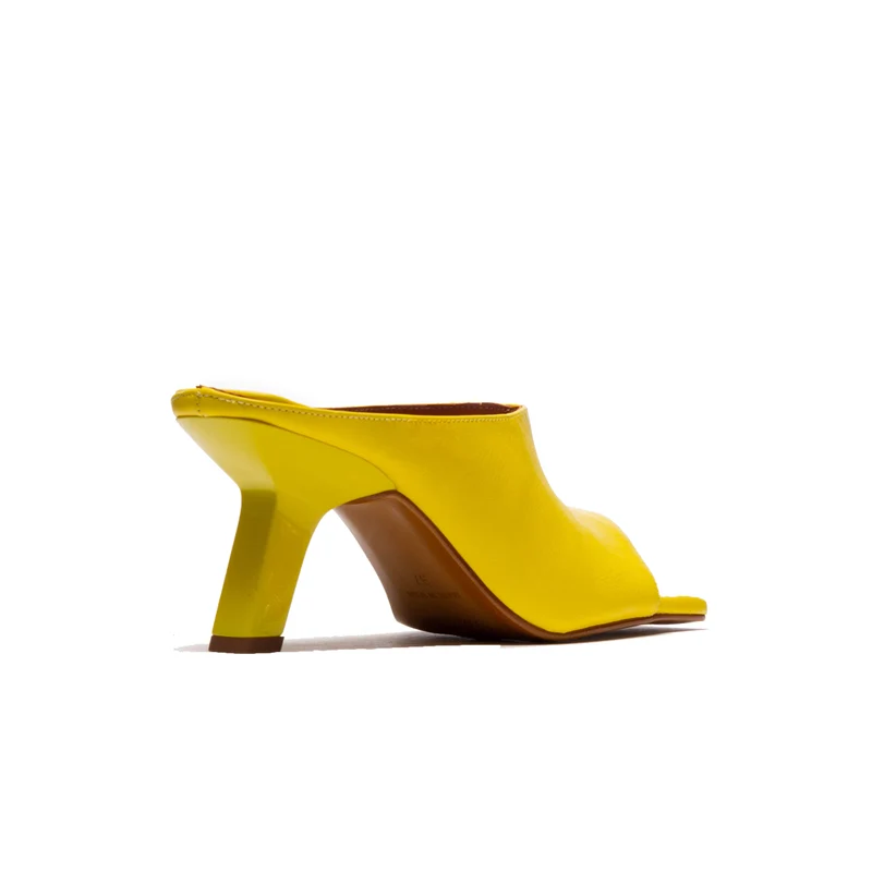 Monet Yellow Leather