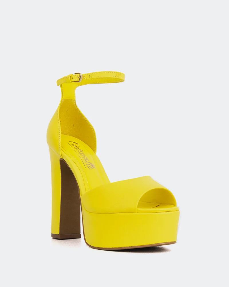 Porfi Yellow Leather