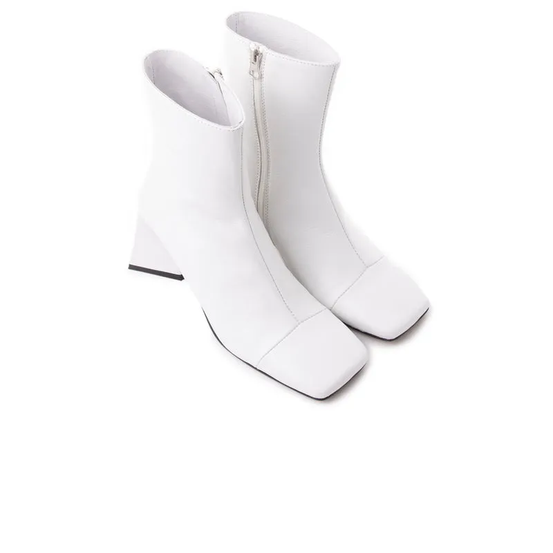 Horgen White Leather