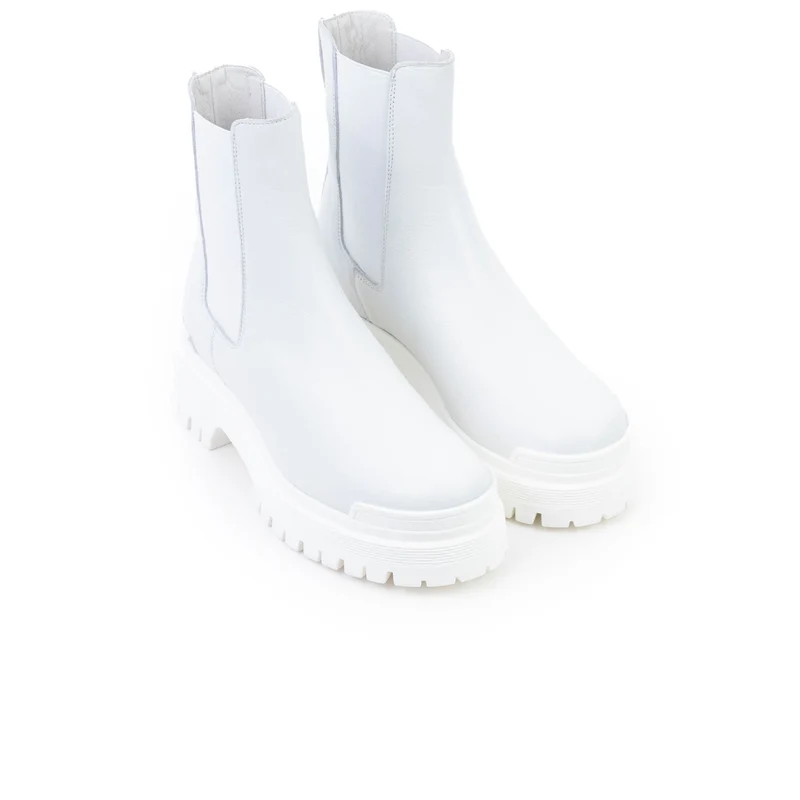 Kirby White Leather/White Sole
