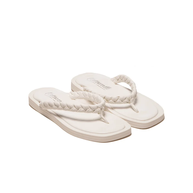 Lugo White Leather