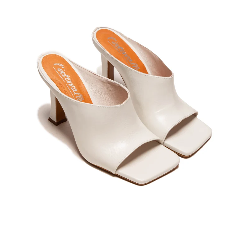 Davinci White Leather