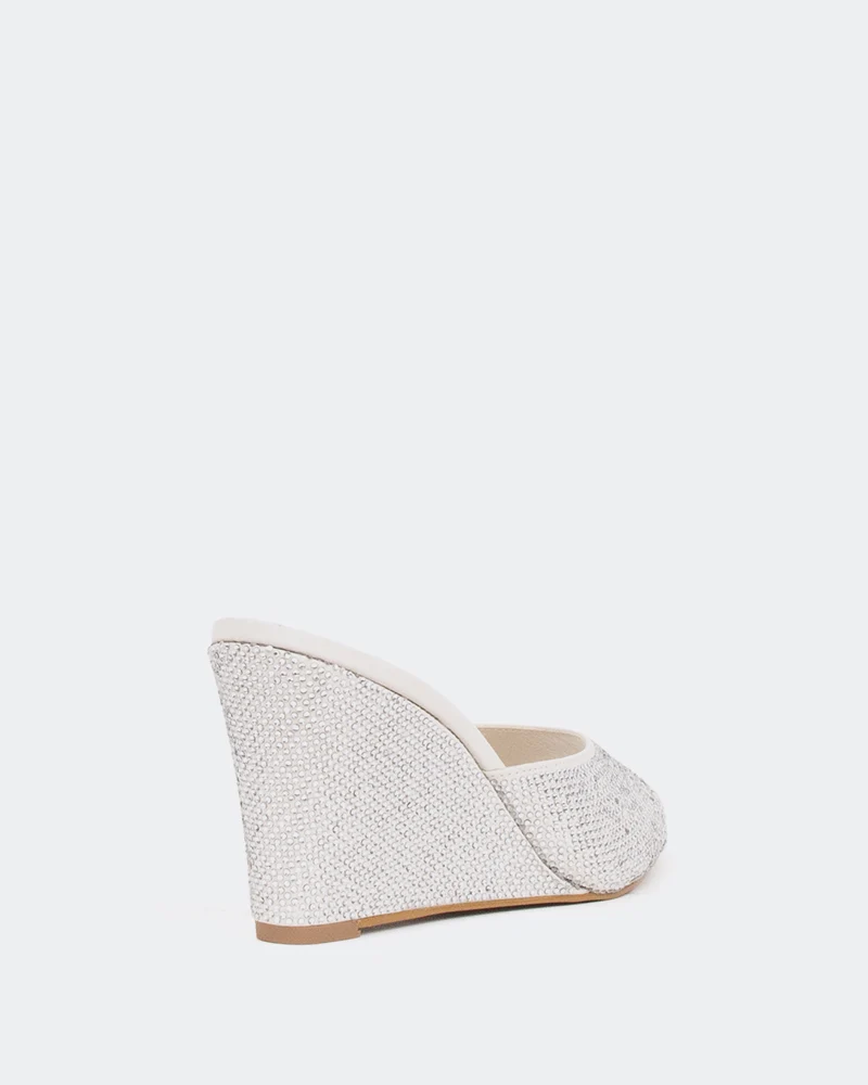 Crystal Off White Suede