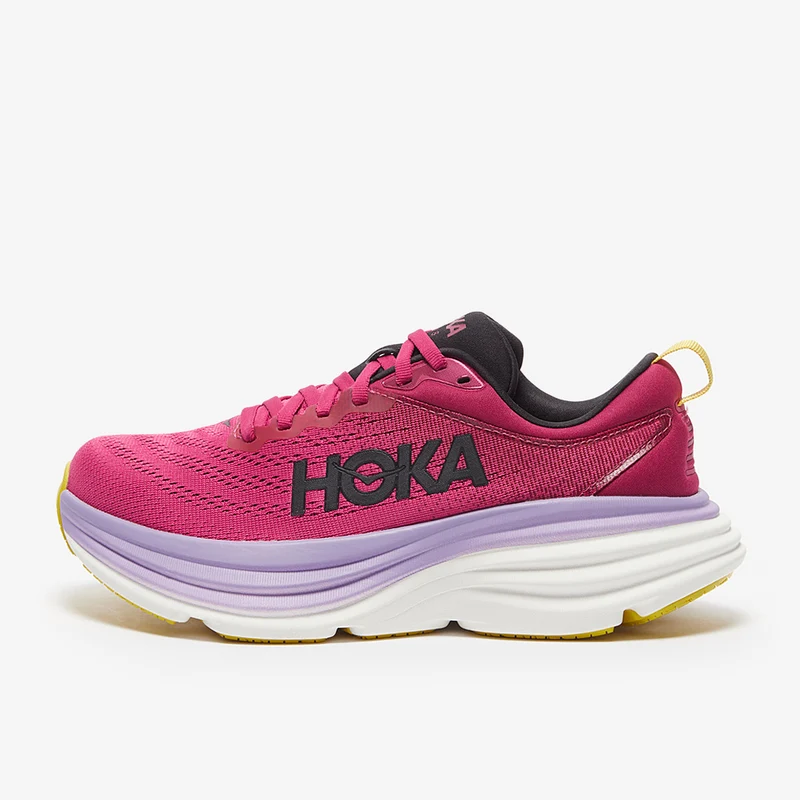 Hoka Femme Bondi 8 - Cherries Jubilee/Rose Millefeuille
