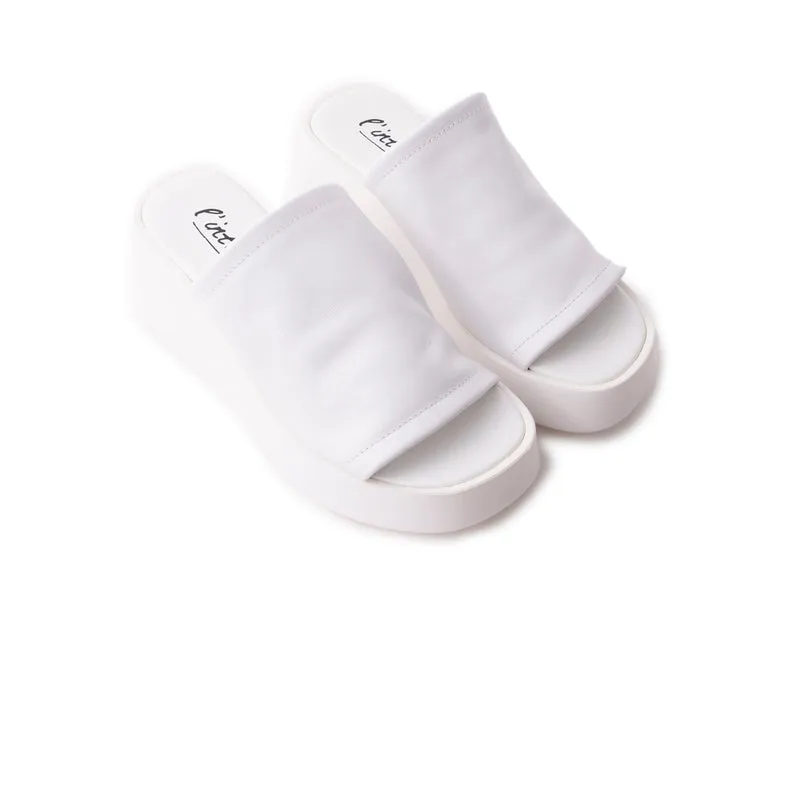 Tresor White Leather