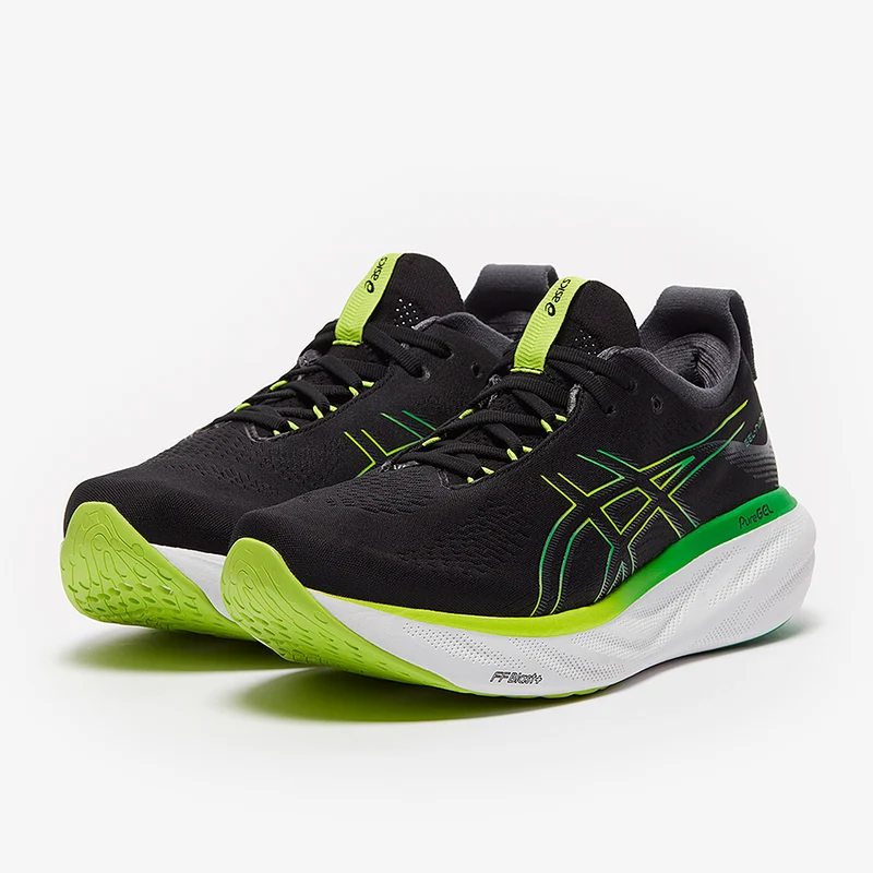 ASICS Gel-Nimbus 25 - Noir/Zeste Citron Vert