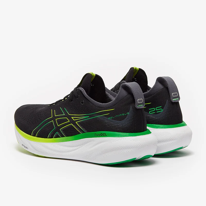 ASICS Gel-Nimbus 25 - Noir/Zeste Citron Vert