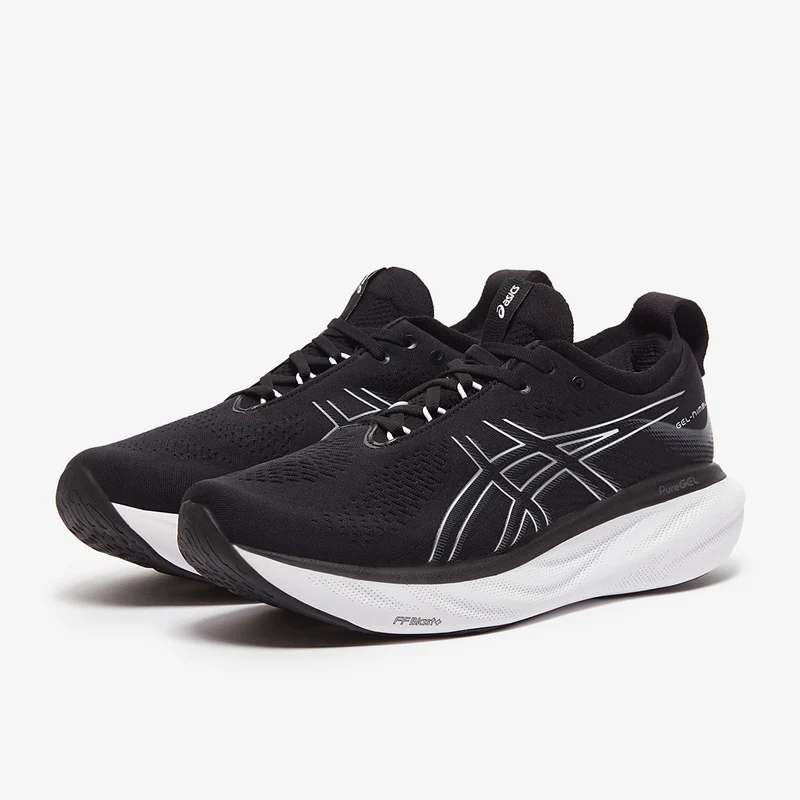 ASICS Gel-Nimbus 25 Wide - Noir/Blanc