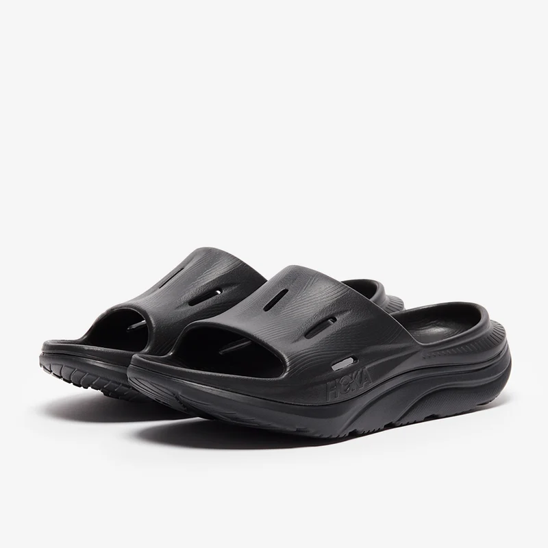 Hoka Unisexe Ora Recovery Slide 3 - Noir/Noir