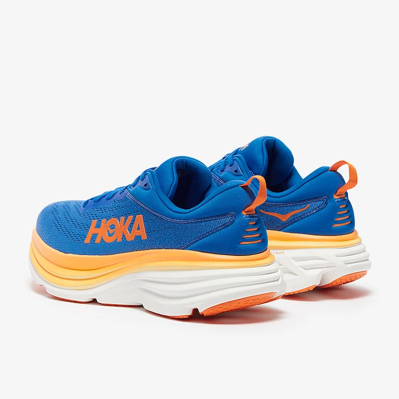 Hoka Bondi 8 - Ciel Côtier/Orange Vif
