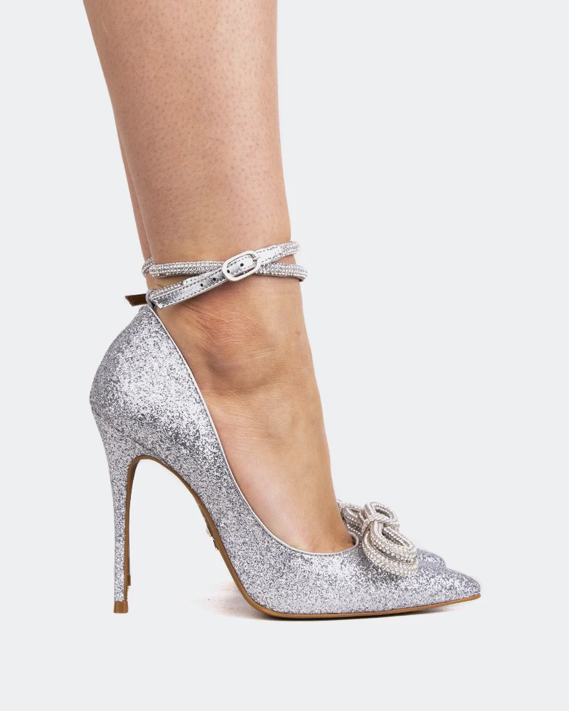 Amara Silver Glitter