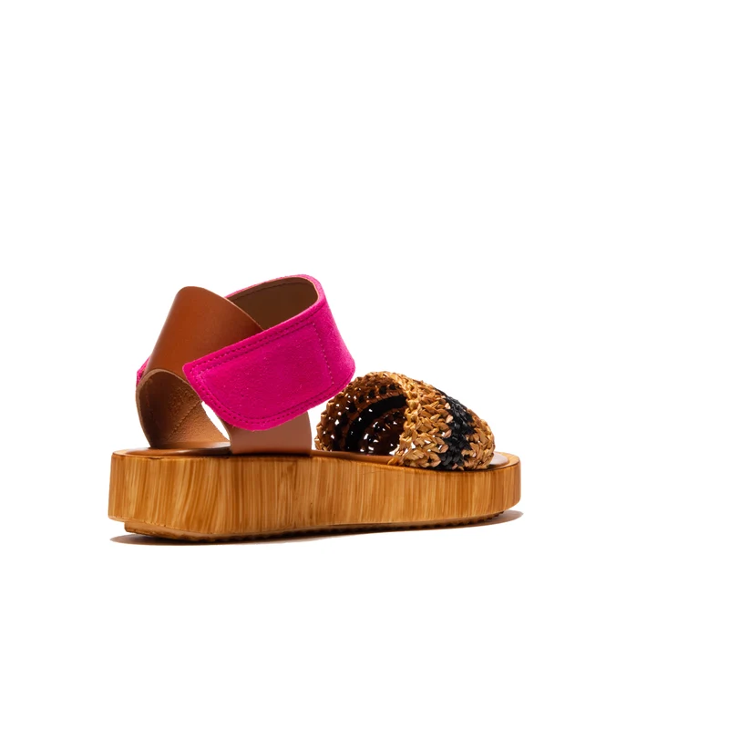 Flit Fuschia Multi Suede