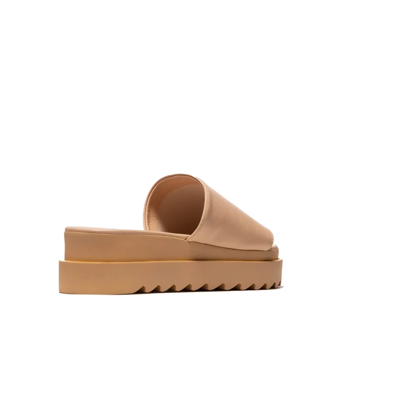 Carmi Nude Leather