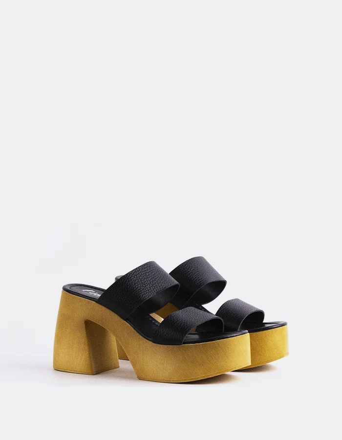 Vyronas Black Leather