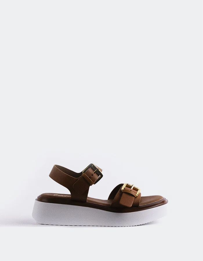 Varvara Tan Leather