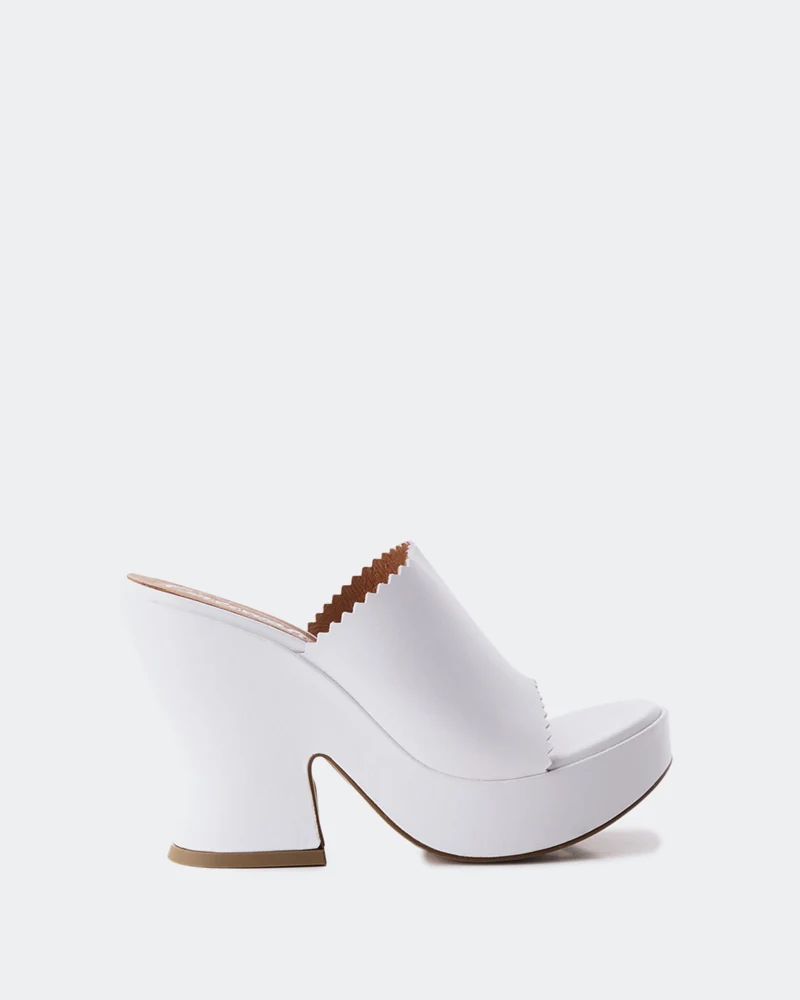 Rua White Leather