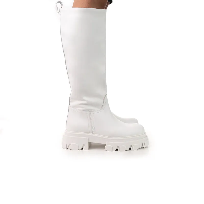 Marikina White Leather